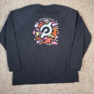Peloton Sweatshirt Pullover Crew Neck Graphic Athleisure Top‎ Women's Size XL